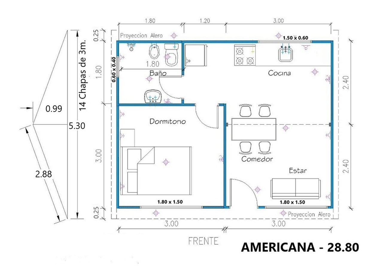 Plano Americana 28,80