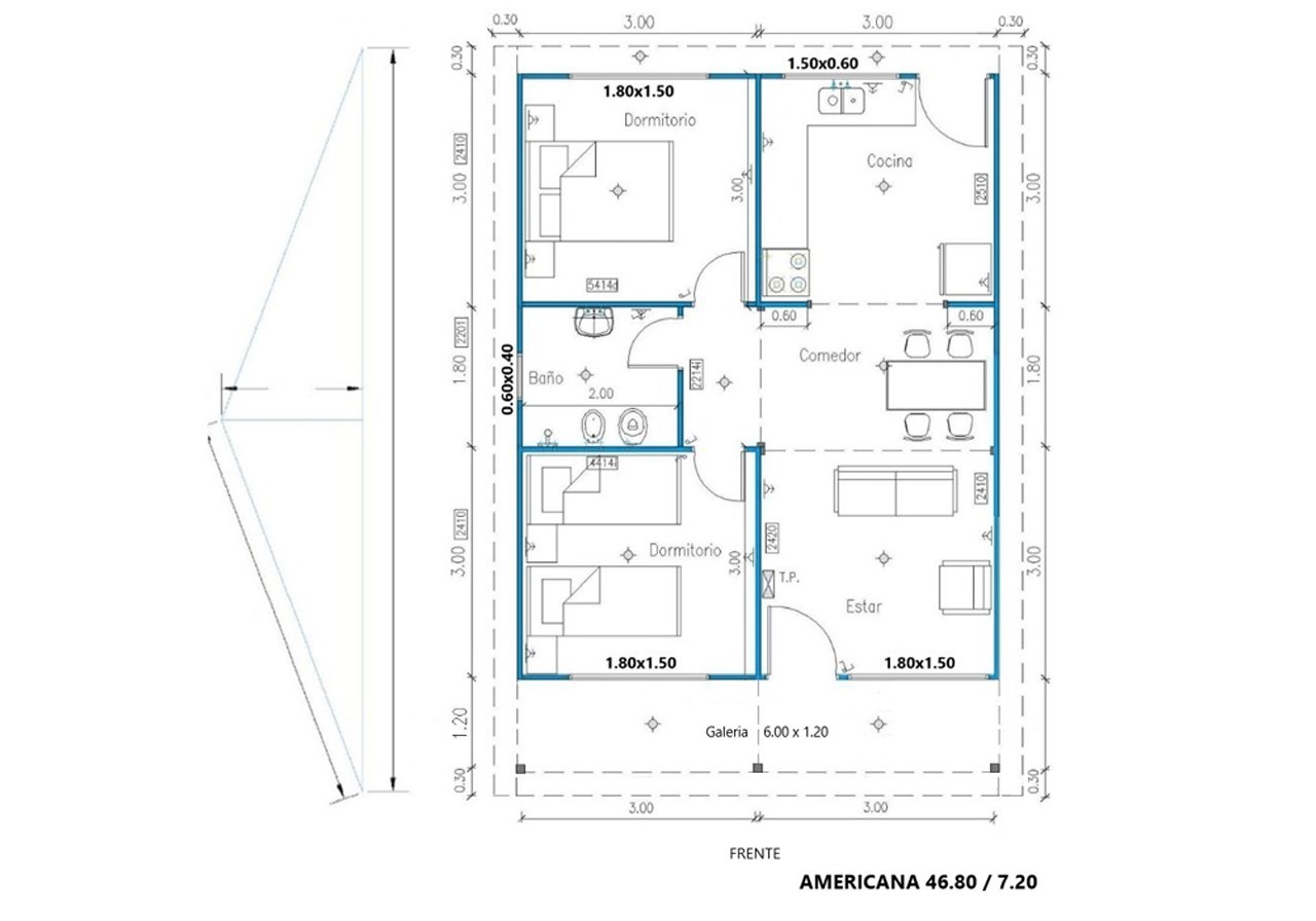 Plano Americana 46.80